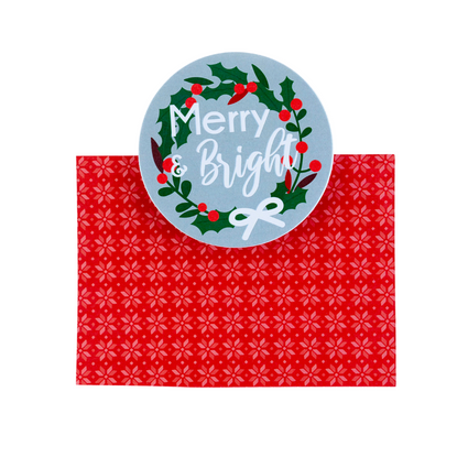 Merry & Bright Greeting Card Attachment