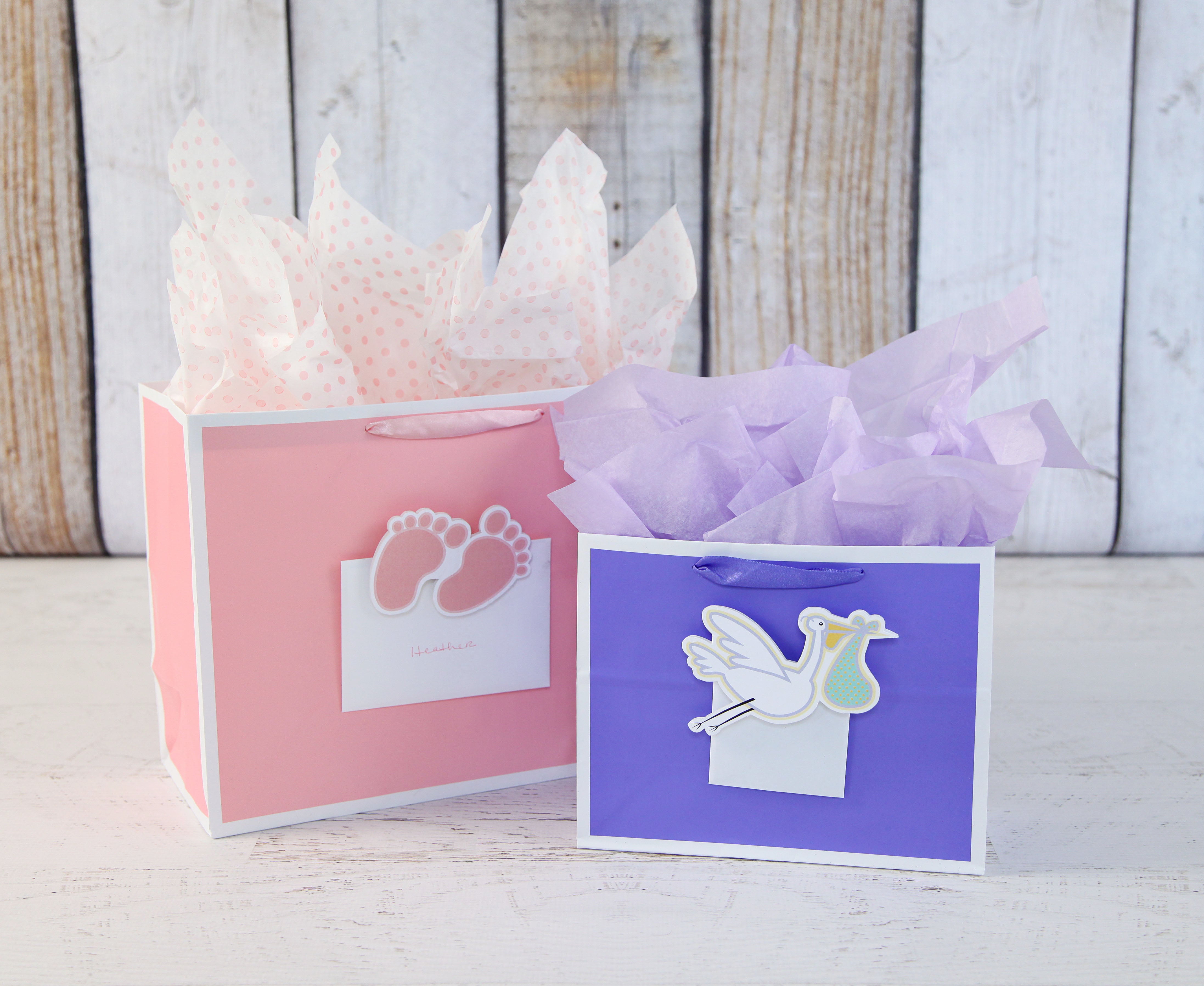 Special Delivery Stork Greeting Card Attachment