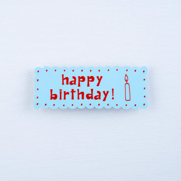 Happy Birthday! (Candle) Greeting Card Attachment