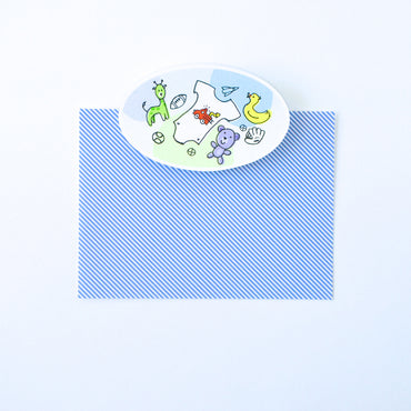 Little Boy Toys Greeting Card Attachment