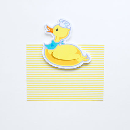 Rubber Duckie Greeting Card Attachment