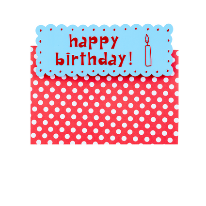 Happy Birthday! (Candle) Greeting Card Attachment