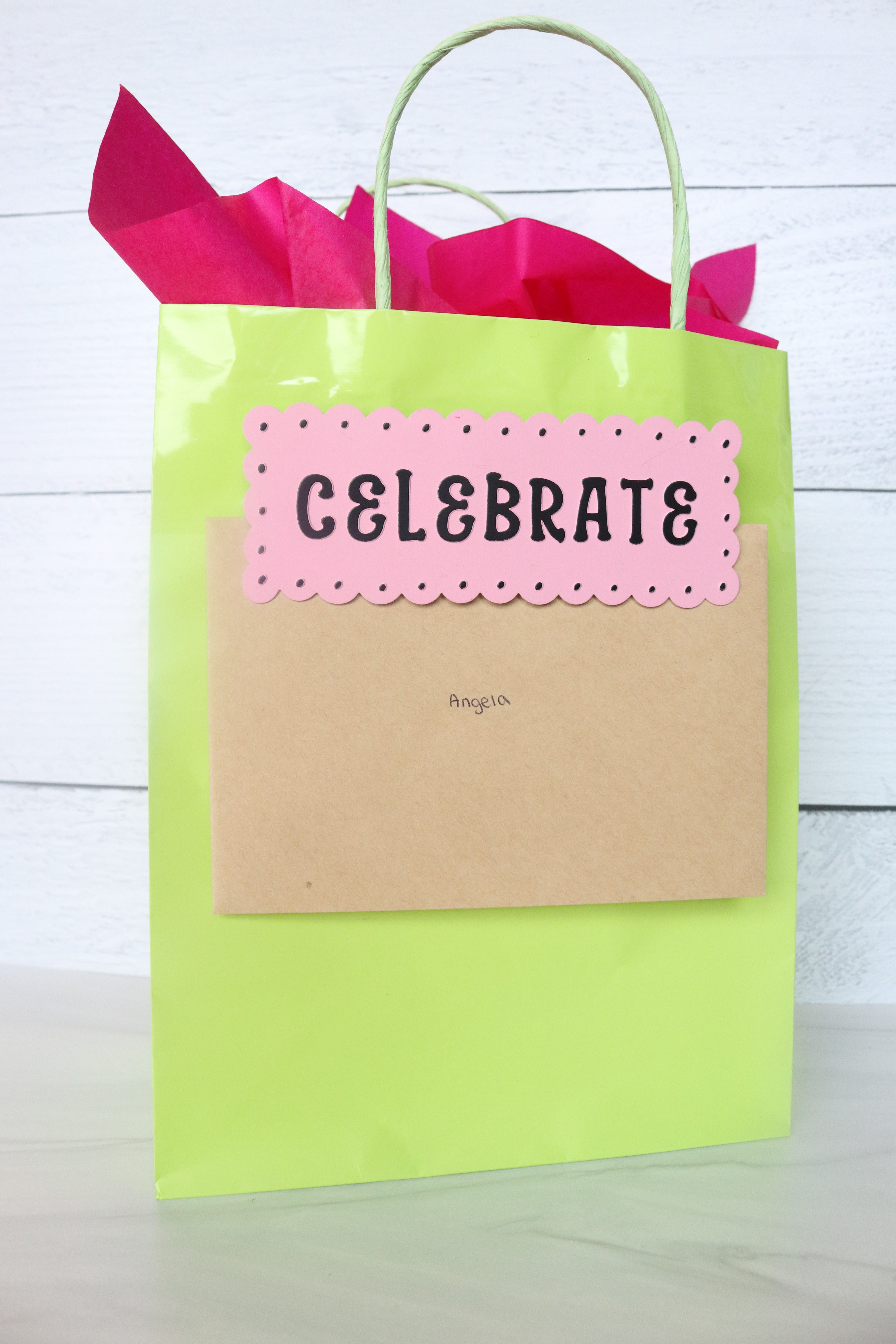 Celebrate Greeting Card Attachment