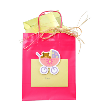 Baby Carriage Greeting Card Attachment