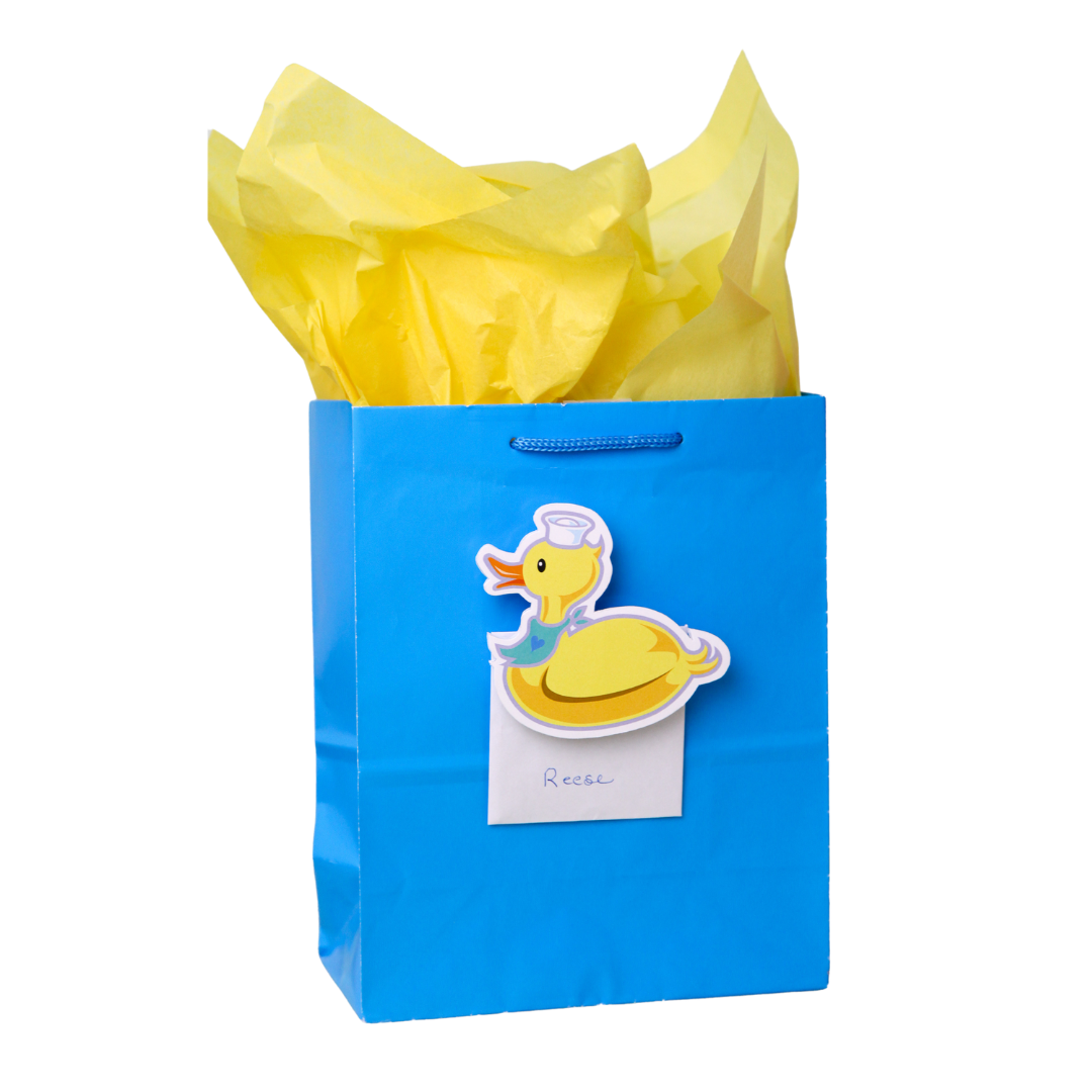 Rubber Duckie Greeting Card Attachment